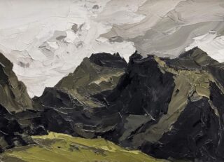Sir Kyffin Williams RA Oil 'Crib Goch, Eryri'