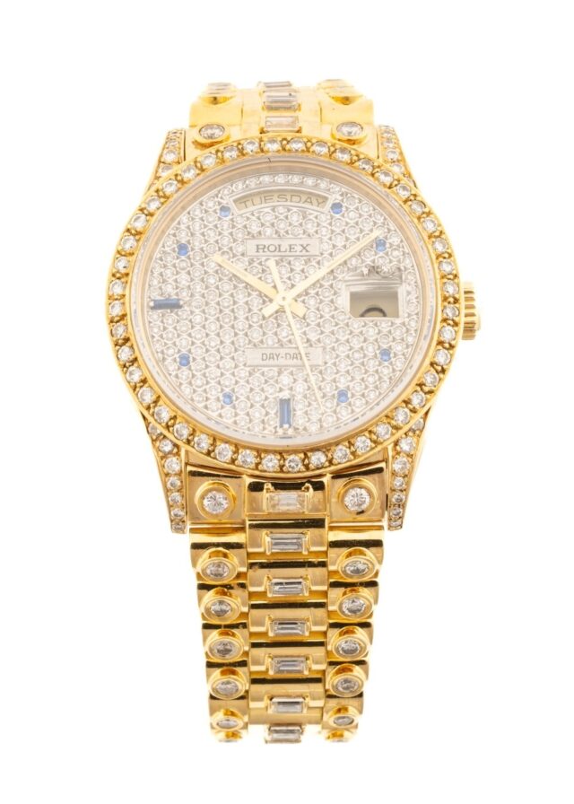 Rolex 18K Gold Oyster Perpetual Day Date Watch